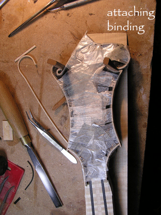 attaching binding