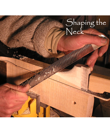 shaping the neck